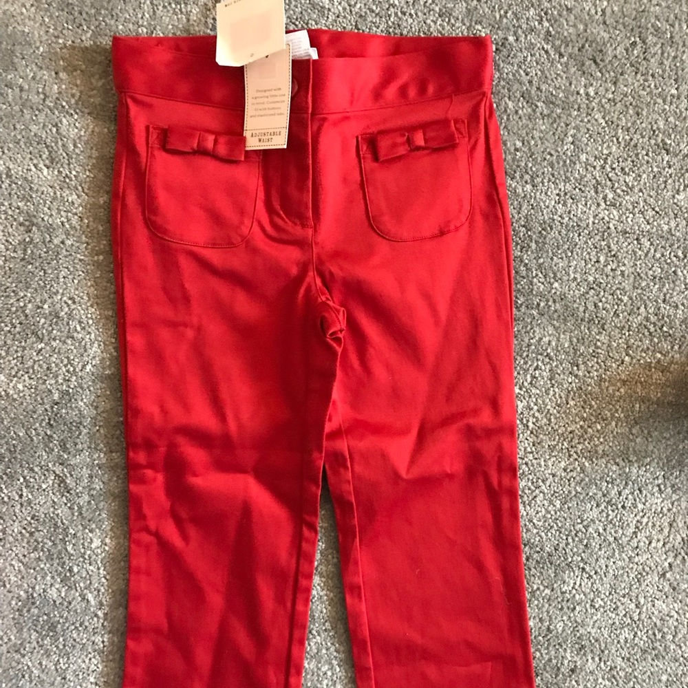 BNWT Janie and Jack size 3 red pants